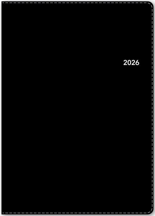 2026年1月始まりNOLTYエクリA5メモ(ブラック)【能率手帳】6322