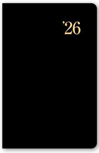2026年1月始まりNOLTY能率手帳1小型版(黒)【能率手帳】1111