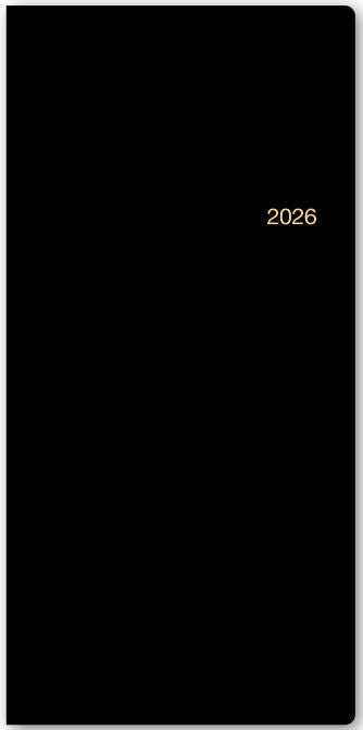 2026年1月始まりNOLTYウィック1(黒)【能率手帳】1711