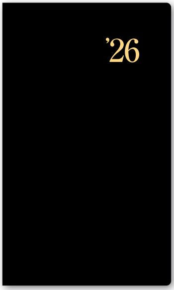 2026年1月始まりNOLTY能率手帳ポケット2(黒)【能率手帳】1904