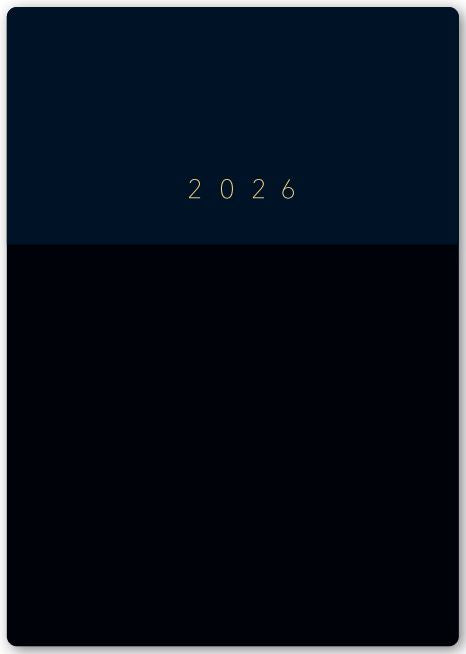 2026年1月始まりNOLTYエクリB6メモ(ネイビー)【能率手帳】2281