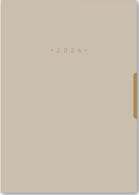 2026年1月始まりNOLTYエクリPlusB6メモ(ベージュ)【能率手帳】2320