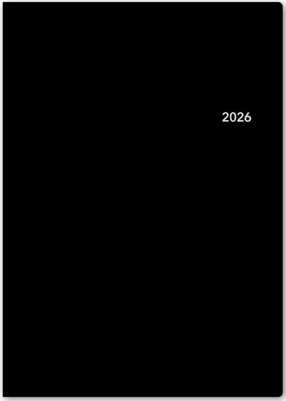 2026年1月始まりNOLTYエクリB5-1(ブラック)【能率手帳】6140