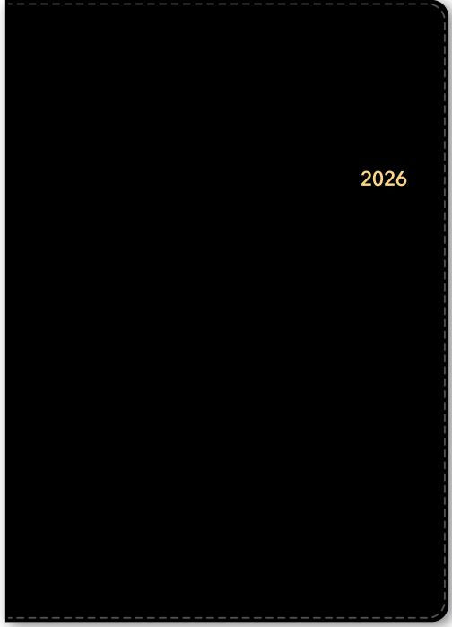 2026年1月始まりNOLTYエクリA5-1(ブラック)【能率手帳】6310