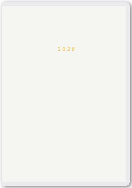 2026年1月始まりNOLTYアクセスDepotB6マンスリー日曜始まり(ホワイト)【能率手帳】6477