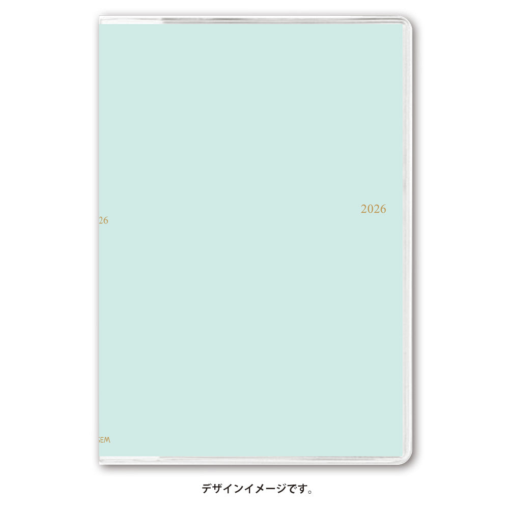 2026年4月始まり ペイジェムウィークリーA5-iバーチカル月曜(ミント)9701 能率手帳