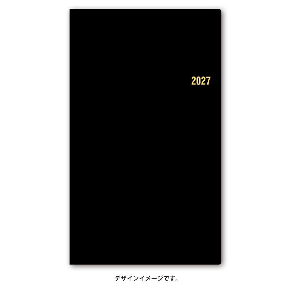 名入れ可能 2027年1月始まり NOLTYリングスリム1(黒)6411