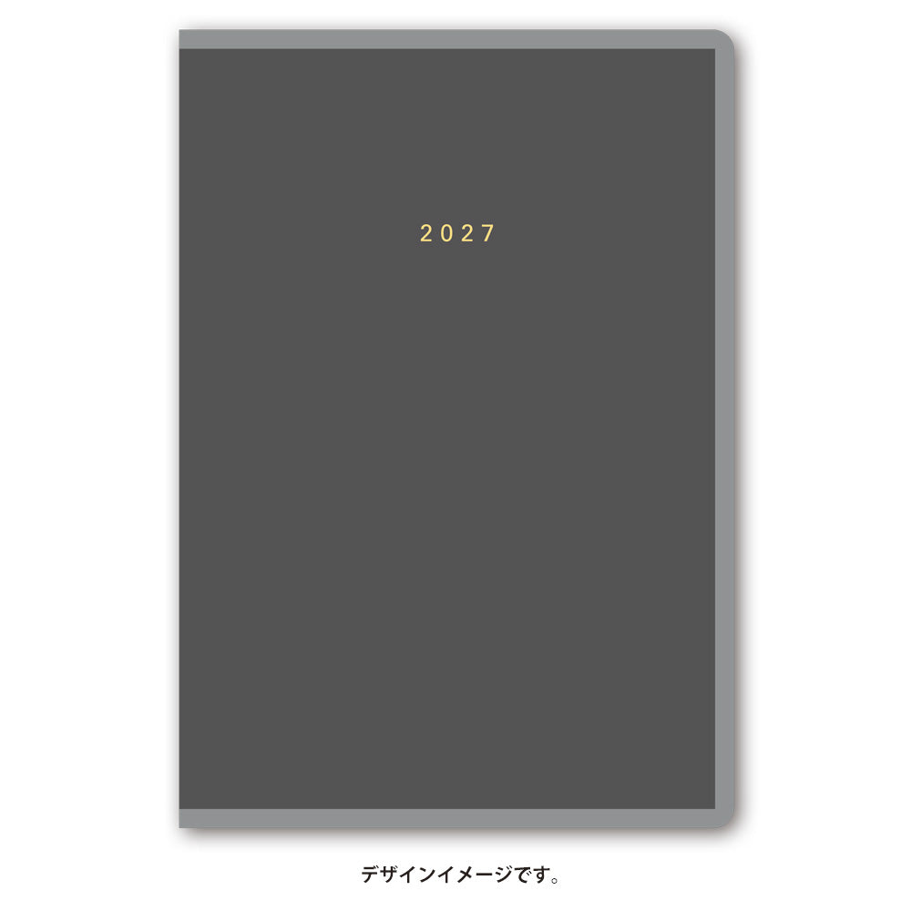 名入れ可能 2027年1月始まり NOLTYアクセスDepotB6マンスリー月曜始まり(ブラック)6479