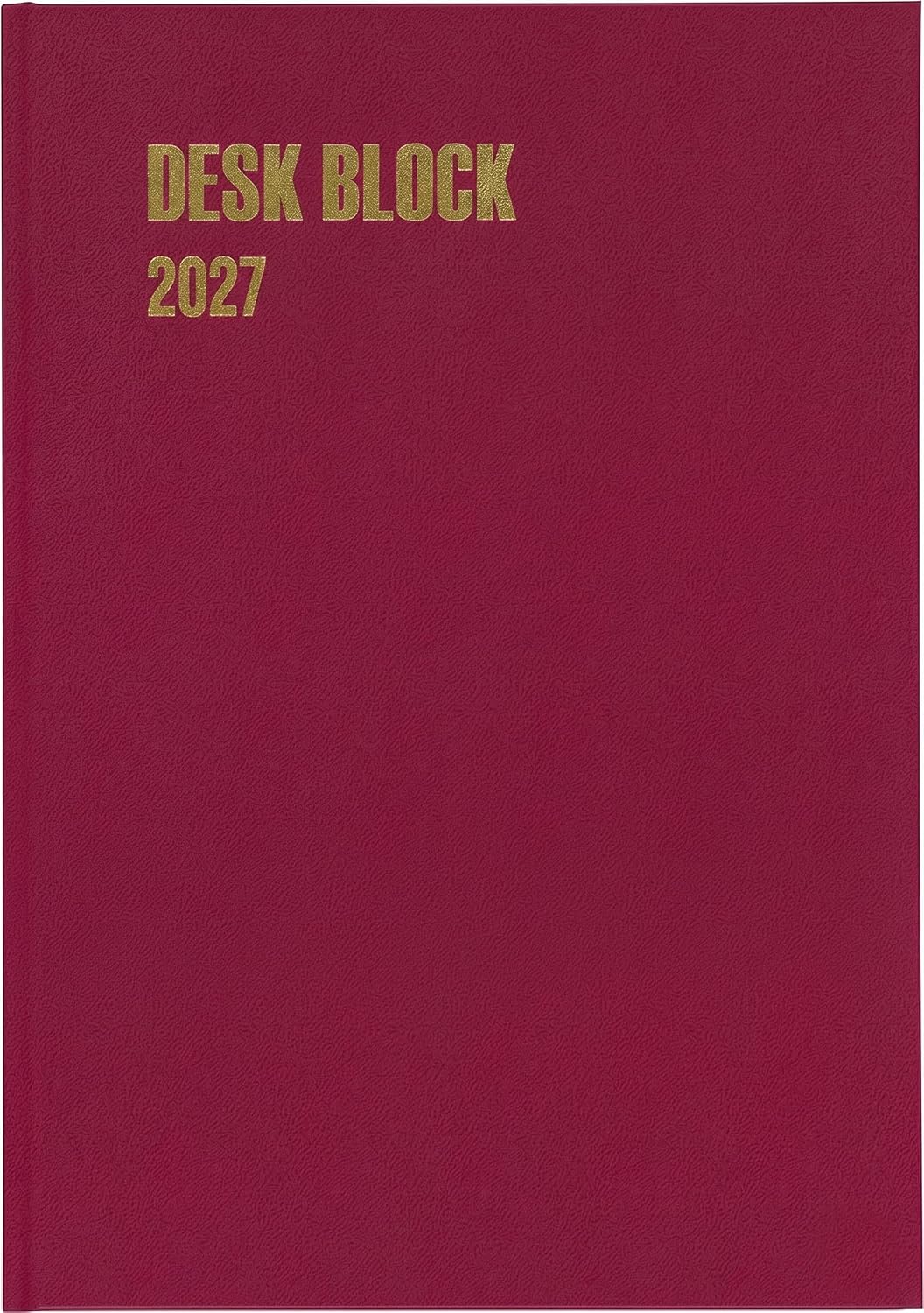 2027年1月始まりデスクブロック・A4・18ヵ月(ルージュ) 博文館205(4516601062034)