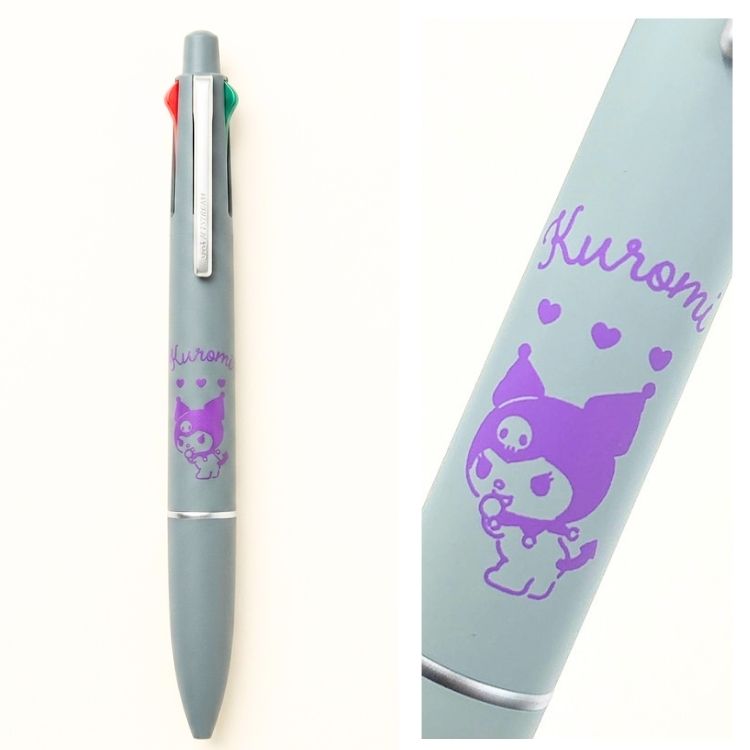 名入れ クロミ ジェットストリーム 4&1 ホワイト 0.5mm 4色ボールペン ＆ シャープペン サンリオ グッズ かわいい キャラクター