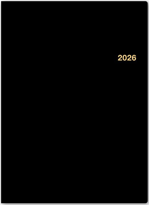 2026年1月始まりＮＯＬＴＹリングＡ５（ブラック）【能率手帳】6421