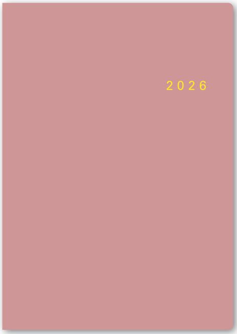 2026年1月始まりＮＯＬＴＹアクセスＢ６デュアルマンスリー月曜始まり（ピンク）【能率手帳】6476