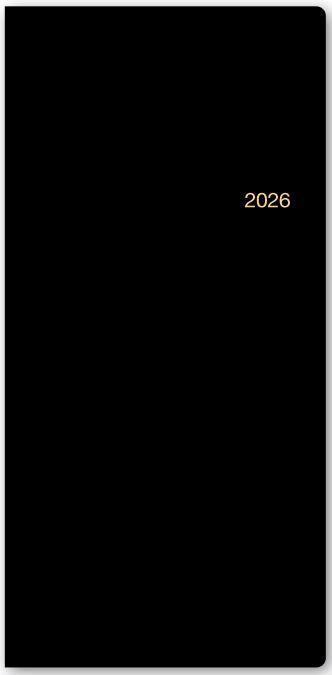 2026年1月始まりＮＯＬＴＹウィック２（黒）【能率手帳】1721