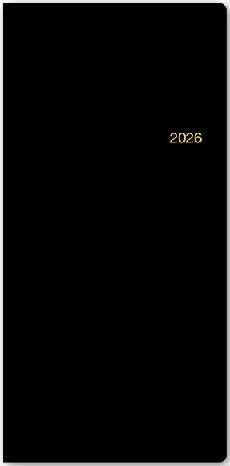 2026年1月始まりＮＯＬＴＹウィック５（黒）【能率手帳】1751
