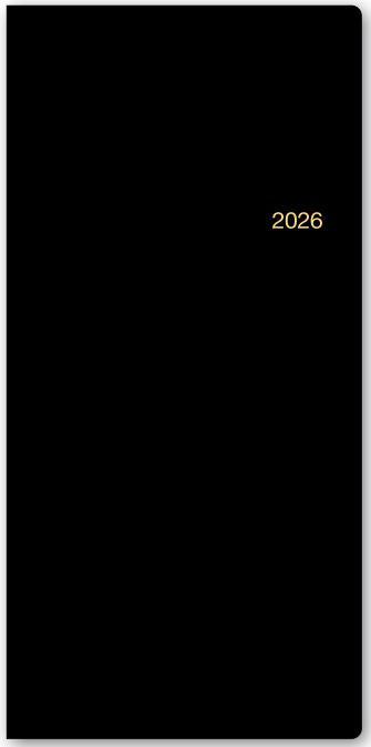 2026年1月始まりＮＯＬＴＹウィック７（黒）【能率手帳】1771