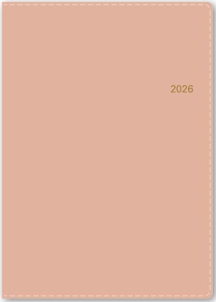 2026年1月始まりＮＯＬキャレルＡ６バーチ１（ピンク）【能率手帳】2022
