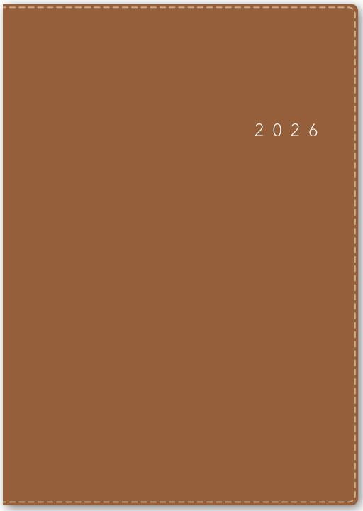 2026年1月始まりＮＯＬＴＹアクセスＡ５マンスリー月曜始まり（キャメル）【能率手帳】6474