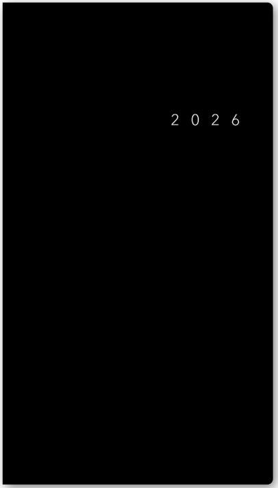2026年1月始まりＮＯＬＴＹリスティ１（ブラック）【能率手帳】6501