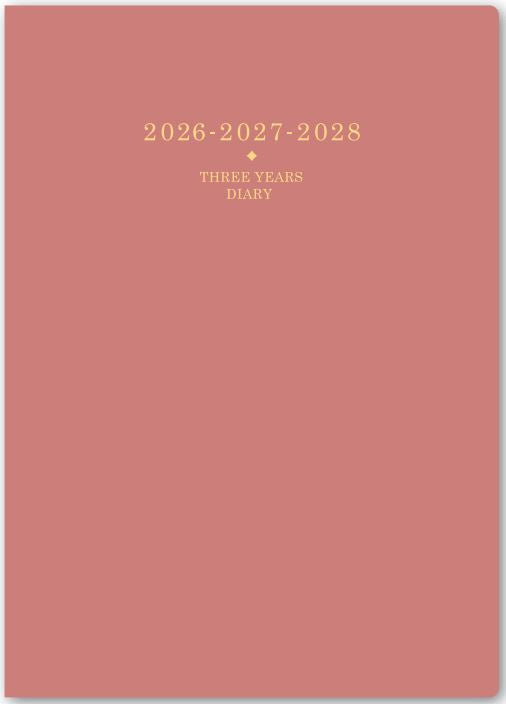 2026年1月始まりＮＯＬＴＹメモリー３年日誌（ピンク）【能率手帳】7332