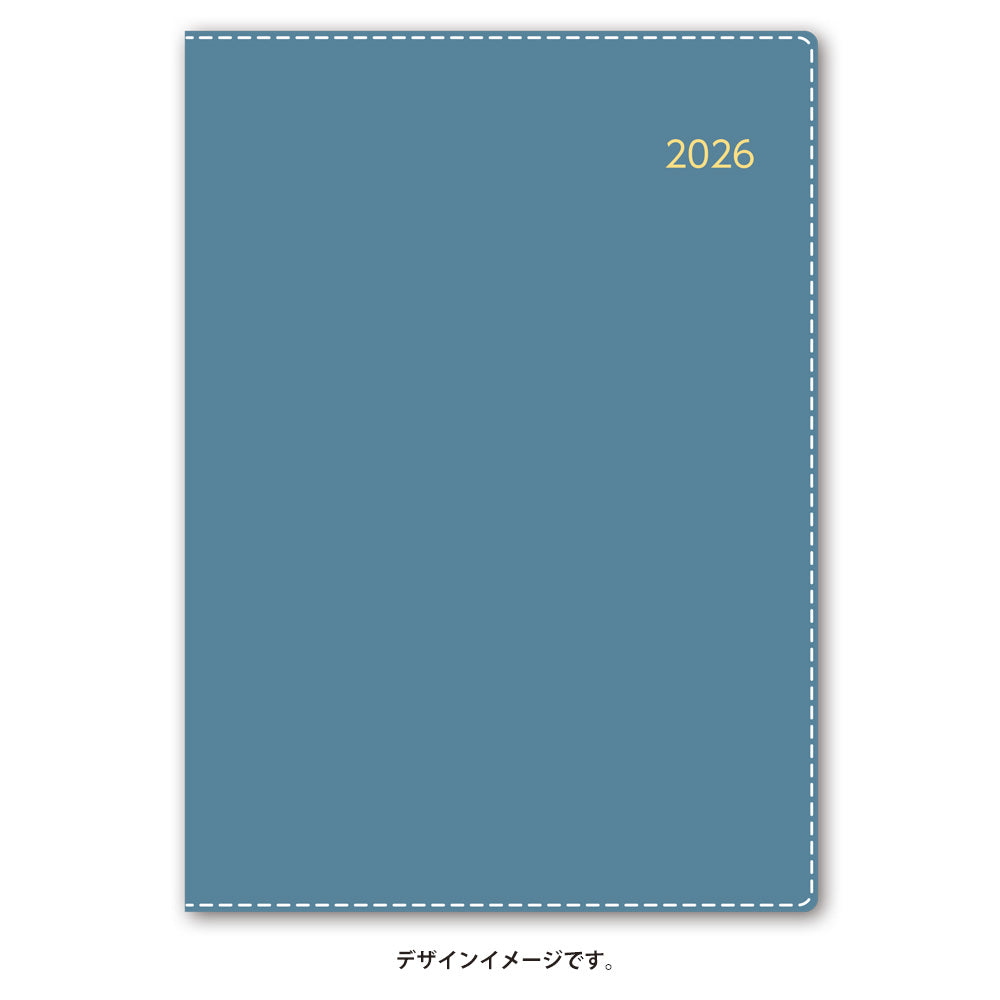 【名入れ可能手帳】2026年4月始まり ＮＯＬＴＹビジネスベーシックダイアリー（ライトブルー）9203 能率手帳 高級 刻印 名前入れ ビジネス