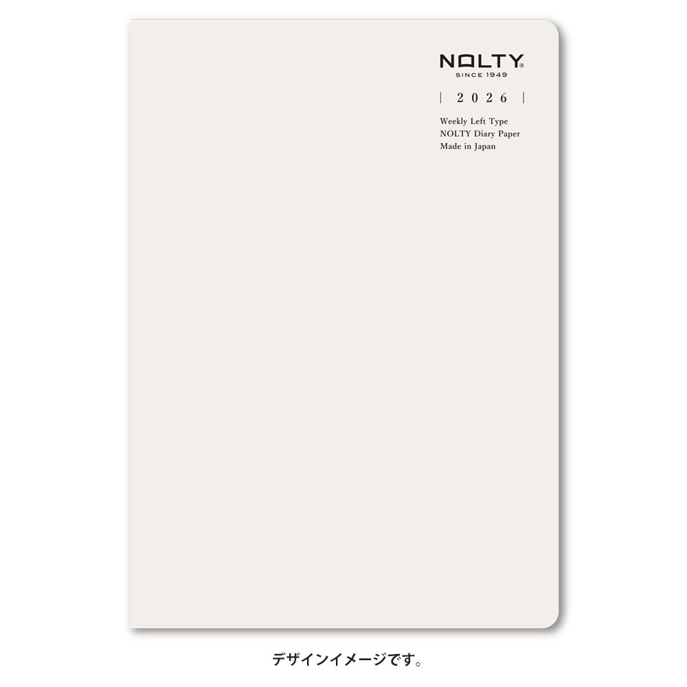 【名入れ可能手帳】2026年4月始まり ＮＯＬＴＹティオＡ５レフト（グレー）9313 能率手帳 高級 刻印 名前入れ ビジネス