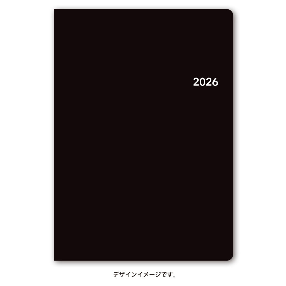 【名入れ可能手帳】2026年4月始まり ＮＯＬＴＹトリムＡ５－３（ブラック）9614 能率手帳 高級 刻印 名前入れ ビジネス