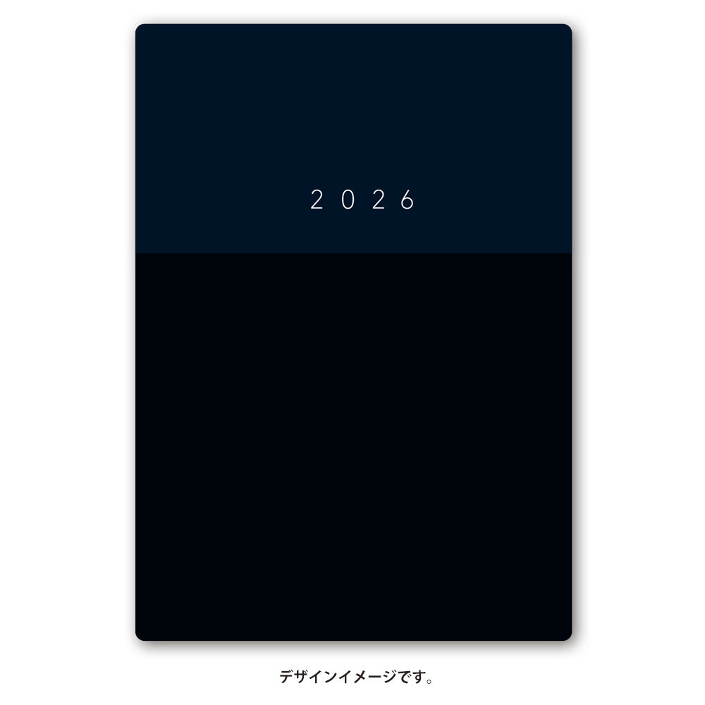 【名入れ可能手帳】2026年4月始まり ＮＯＬＴＹエクリＢ６メモ（ネイビー）9660 能率手帳 高級 刻印 名前入れ ビジネス