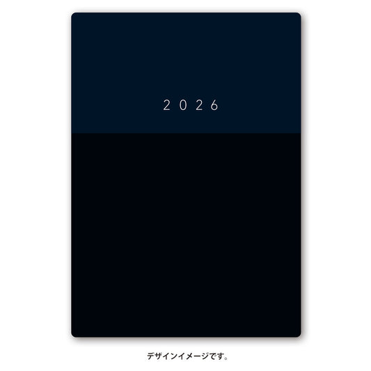 【名入れ可能手帳】2026年4月始まり ＮＯＬＴＹエクリＢ６メモ（ネイビー）9660 能率手帳 高級 刻印 名前入れ ビジネス