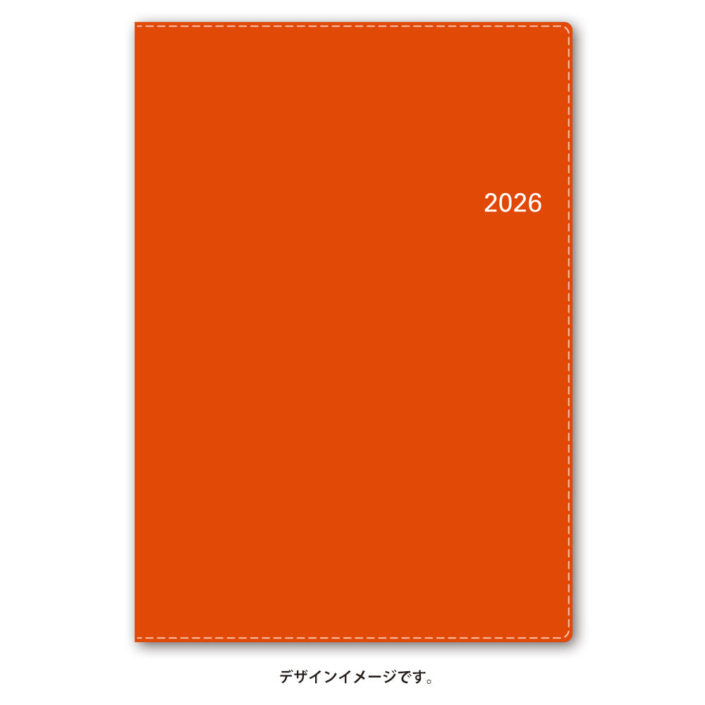 【名入れ可能手帳】2026年4月始まり ＮＯＬＴＹアクセスＡ５－１（オレンジ）9682 能率手帳 高級 刻印 名前入れ ビジネス