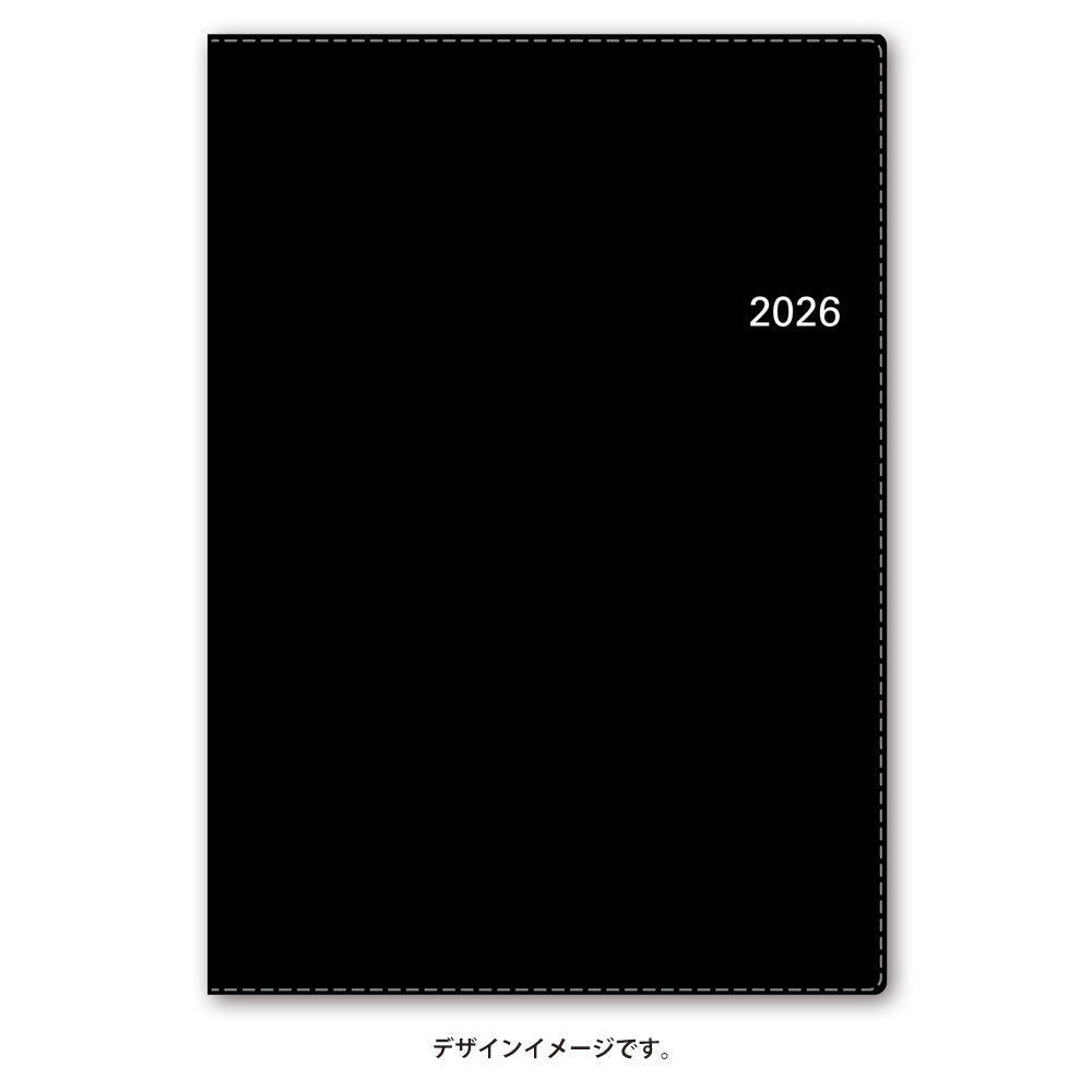 【名入れ可能手帳】2026年4月始まり ＮＯＬＴＹアクセスＡ５－５（ブラック）9683 能率手帳 高級 刻印 名前入れ ビジネス