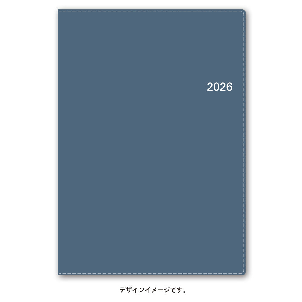【名入れ可能手帳】2026年4月始まり ＮＯＬＴＹアクセスＡ５－４（ブルー）9689 能率手帳 高級 刻印 名前入れ ビジネス