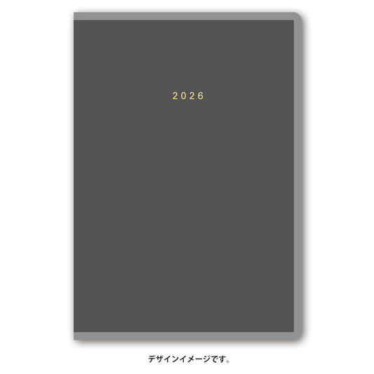 【名入れ可能手帳】2026年4月始まり ＮＯＬＴＹアクセスＤｅｐｏｔＢ６マンスリー月曜始まり（ブラック）9731 能率手帳 高級 刻印 名前入れ ビジネス