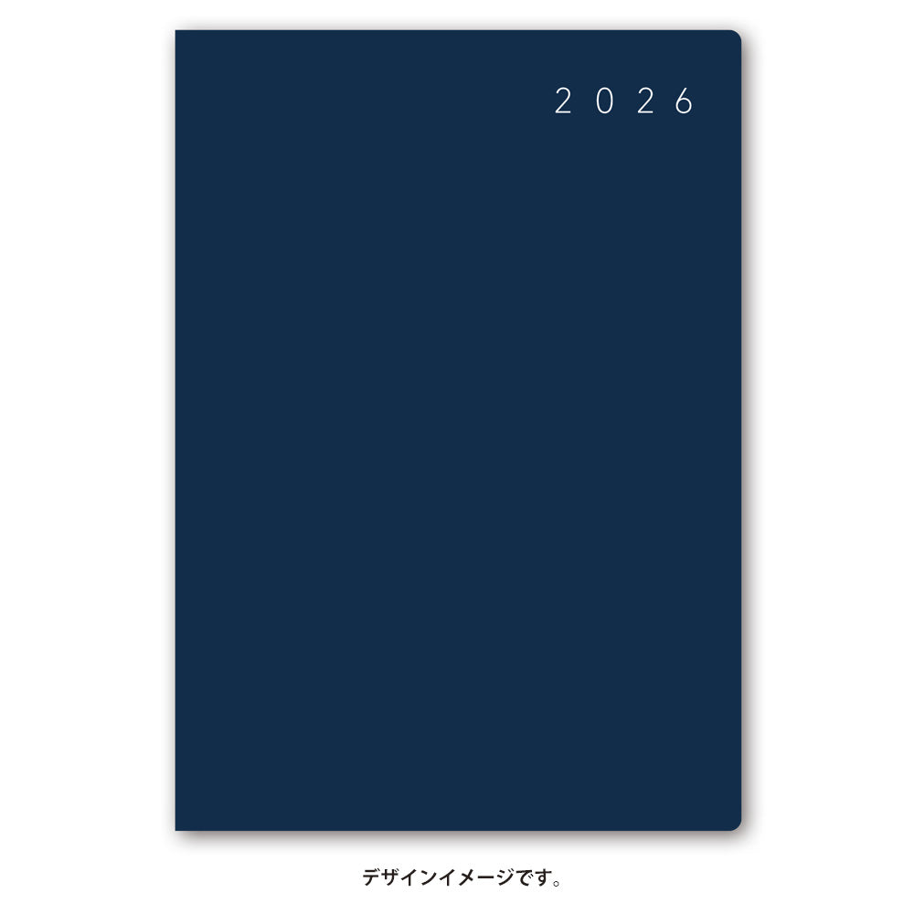【名入れ可能手帳】2026年4月始まり ＮＯＬＴＹエクリＢ６－２（ネイビー）9888 能率手帳 高級 刻印 名前入れ ビジネス
