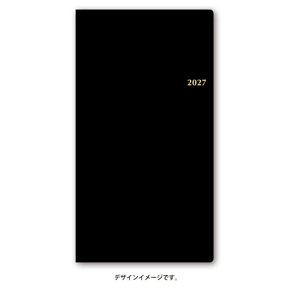 名入れ可能 2027年1月始まり ＮＯＬＴＹエクセル８（黒）1375