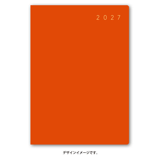 名入れ可能 2027年1月始まり ＮＯＬＴＹエクリＢ６ー１（オレンジ）2264