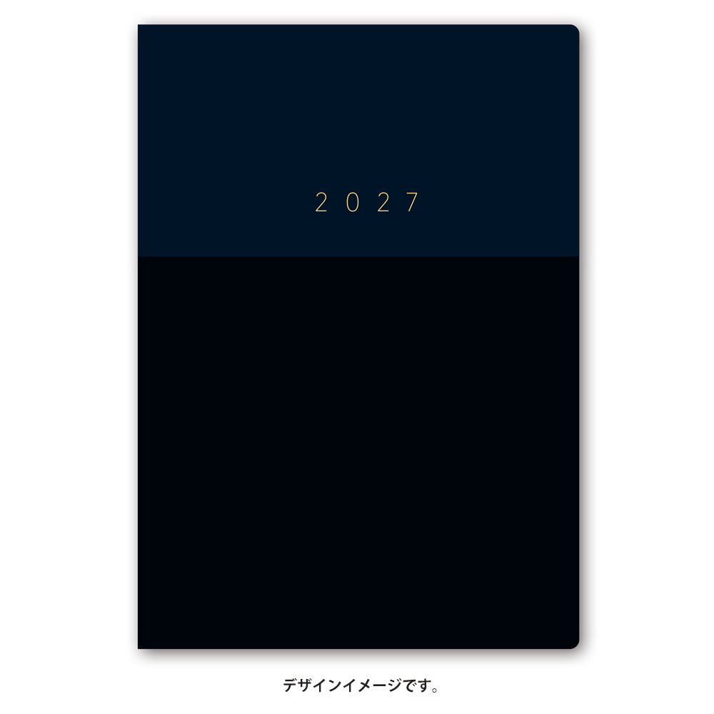 名入れ可能 2027年1月始まり ＮＯＬＴＹエクリＢ６メモ（ネイビー）2281