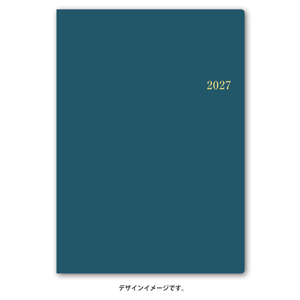名入れ可能 2027年1月始まり ＮＯＬＴＹメモリー３（ブルー）7132