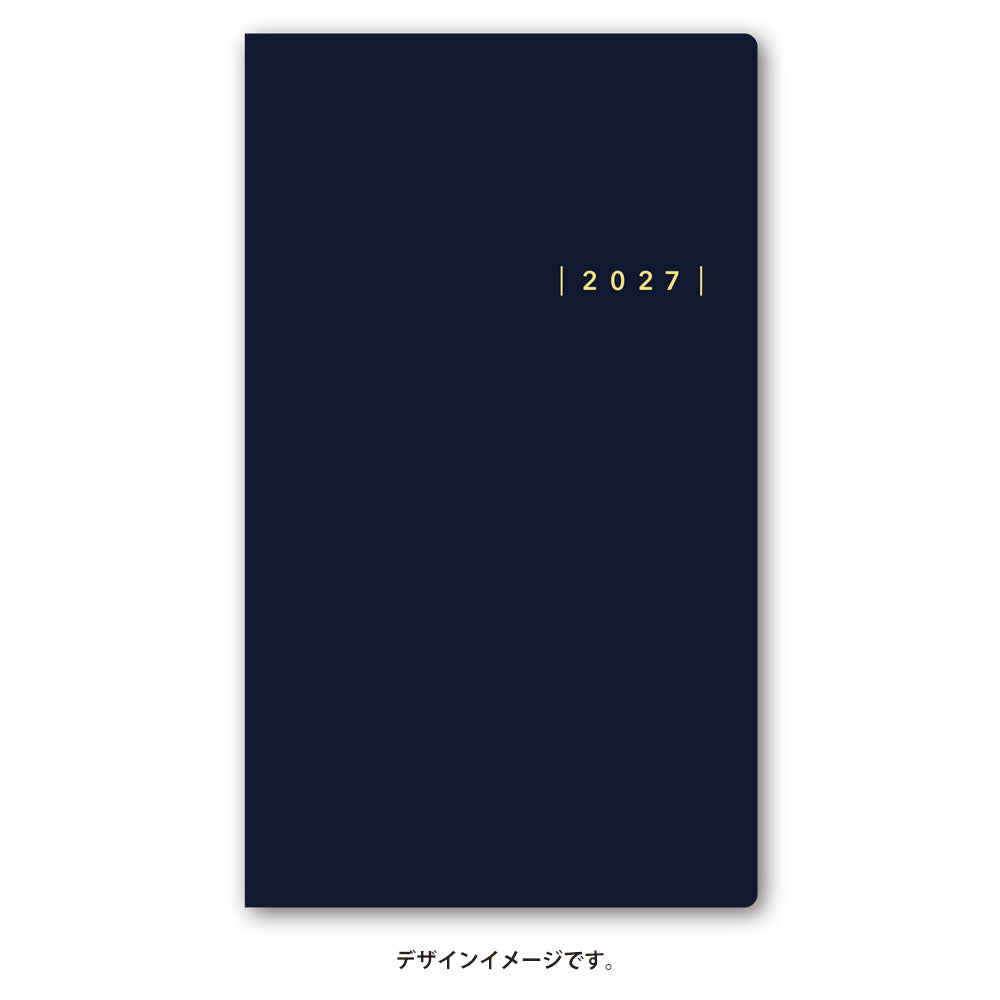 名入れ可能 2027年1月始まり ＮＯＬＴＹワイド２（ダークネイビー）1412