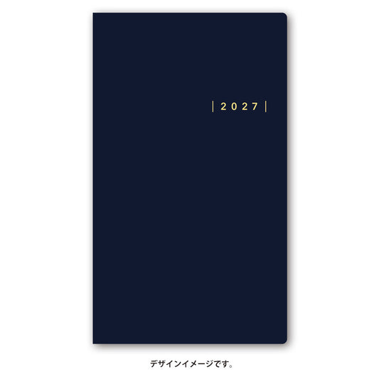 名入れ可能 2027年1月始まり ＮＯＬＴＹワイド２（ダークネイビー）1412