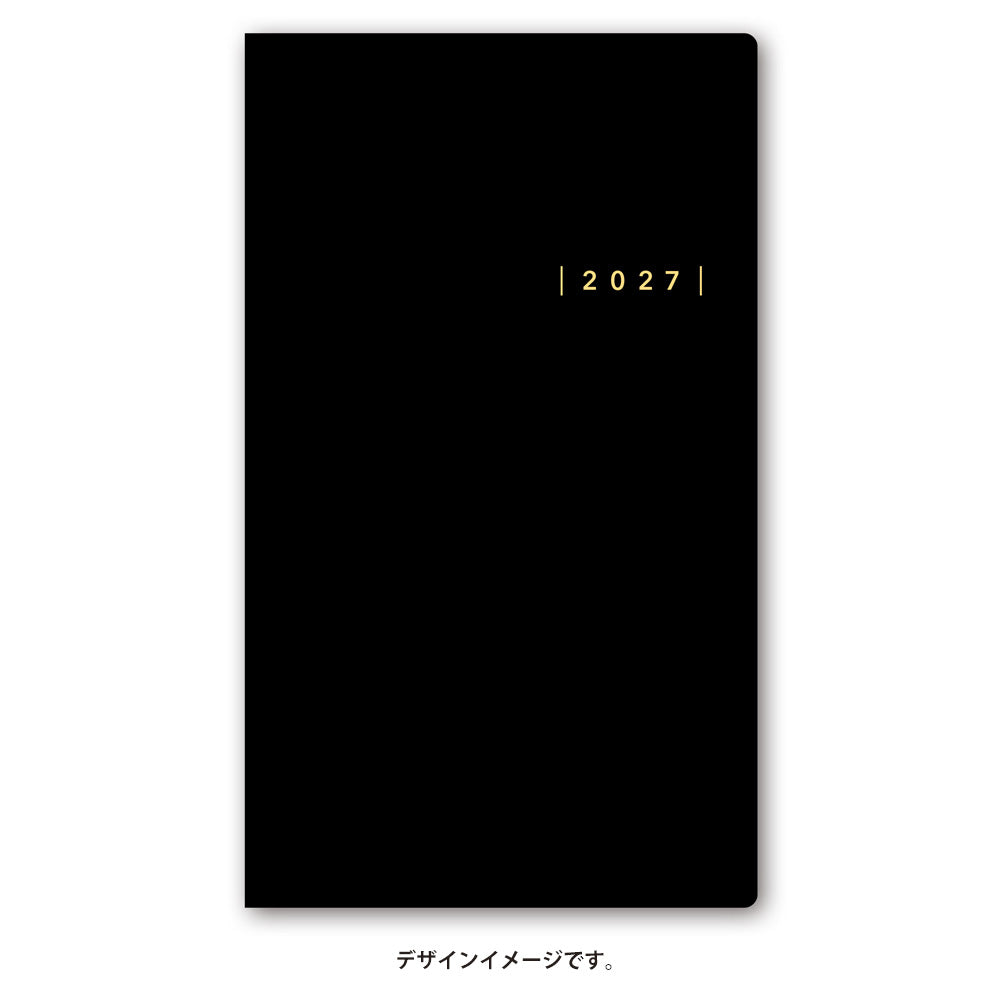 名入れ可能 2027年1月始まり ＮＯＬＴＹワイド５（ブラック）1415