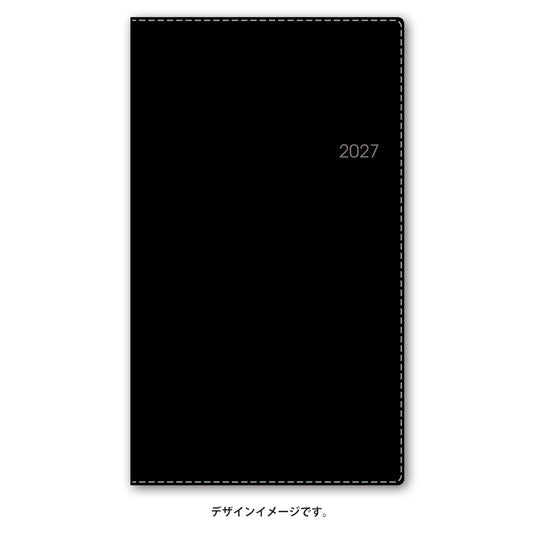 名入れ可能 2027年1月始まり ＮＯＬＴＹクレスト３（ブラック）1811
