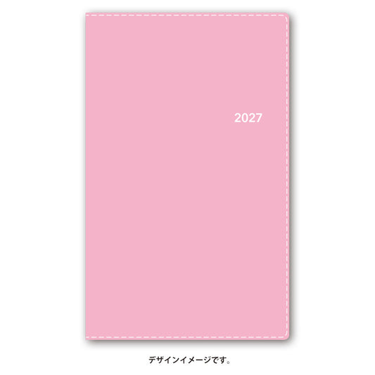 名入れ可能 2027年1月始まり ＮＯＬＴＹバディ２日曜始まり（ピンク）1830