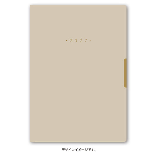 名入れ可能 2027年1月始まり ＮＯＬＴＹエクリＰｌｕｓＢ６ー８（ベージュ）2316