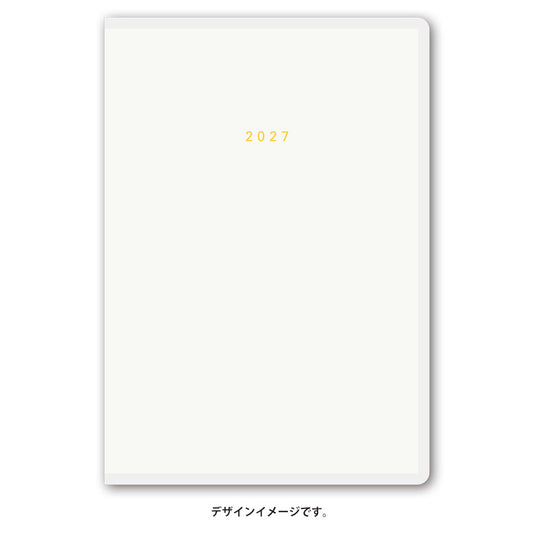 名入れ可能 2027年1月始まり ＮＯＬＴＹアクセスＤｅｐｏｔＢ６マンスリー日曜始まり（ホワイト）6477
