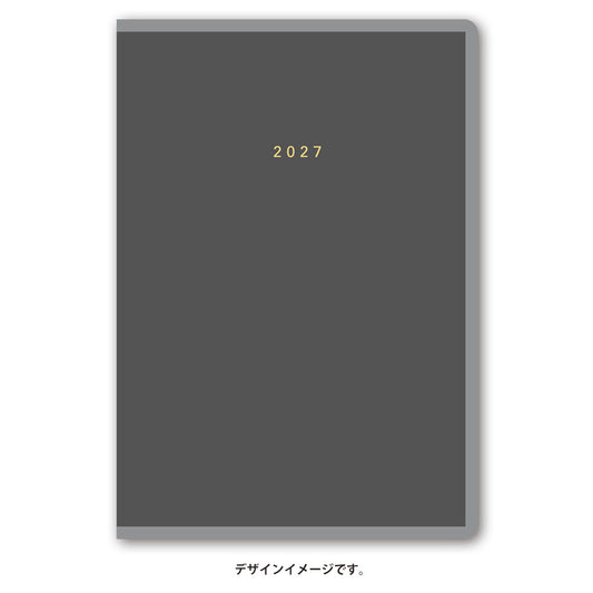 名入れ可能 2027年1月始まり ＮＯＬＴＹアクセスＤｅｐｏｔＢ６マンスリー月曜始まり（ブラック）6479