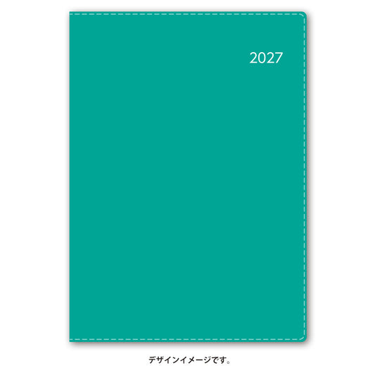 名入れ可能 2027年1月始まり ＮＯＬＴＹビジネスベーシックダイアリー（ターコイズ）6702