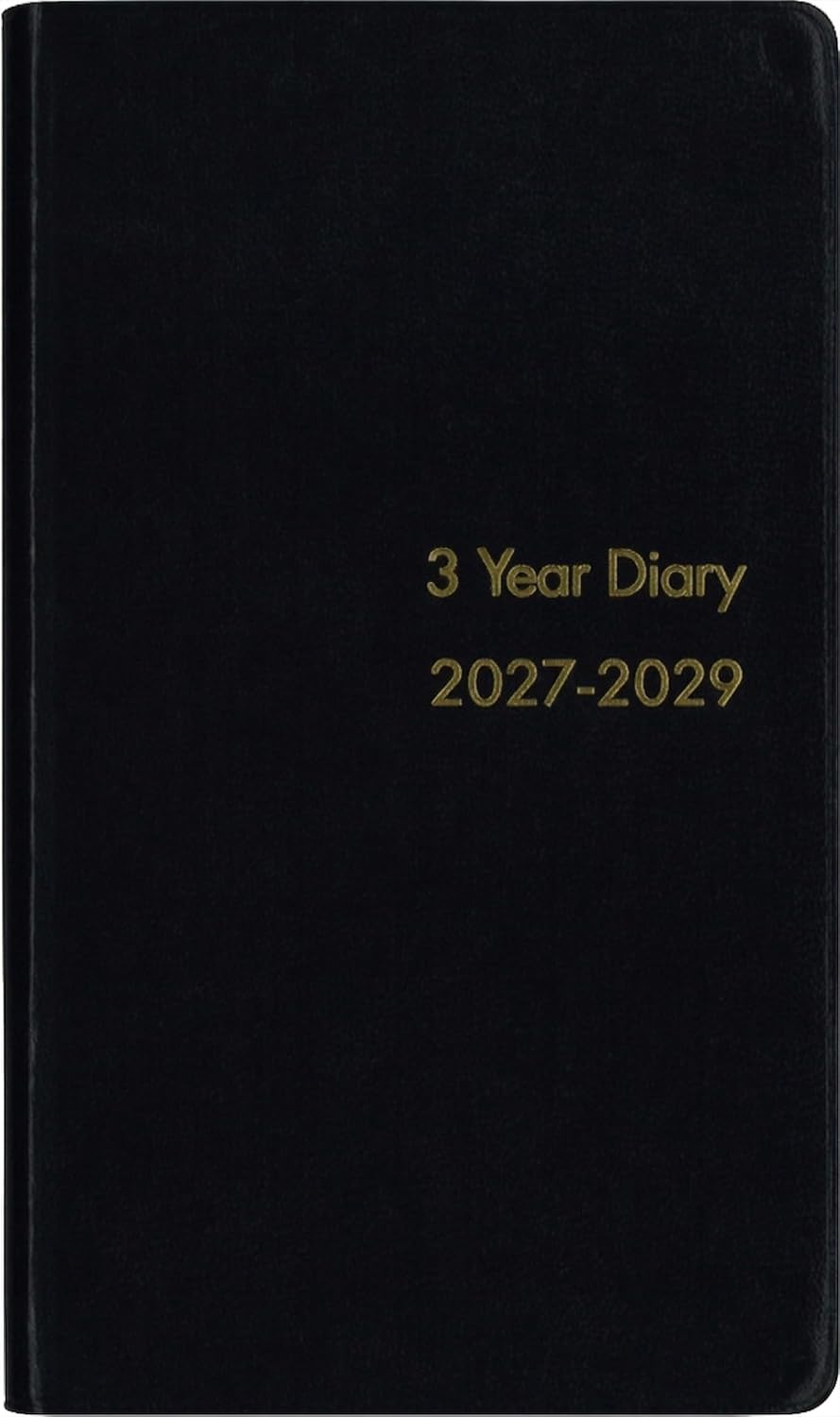 2027年1月始まり３年連用手帳皮装 博文館068(4516601061440)